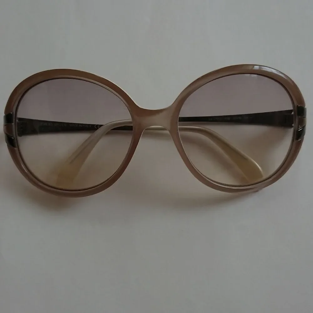 Giorgio Armani GA 777/s 56 18 130 Ivory and gray sunglasses